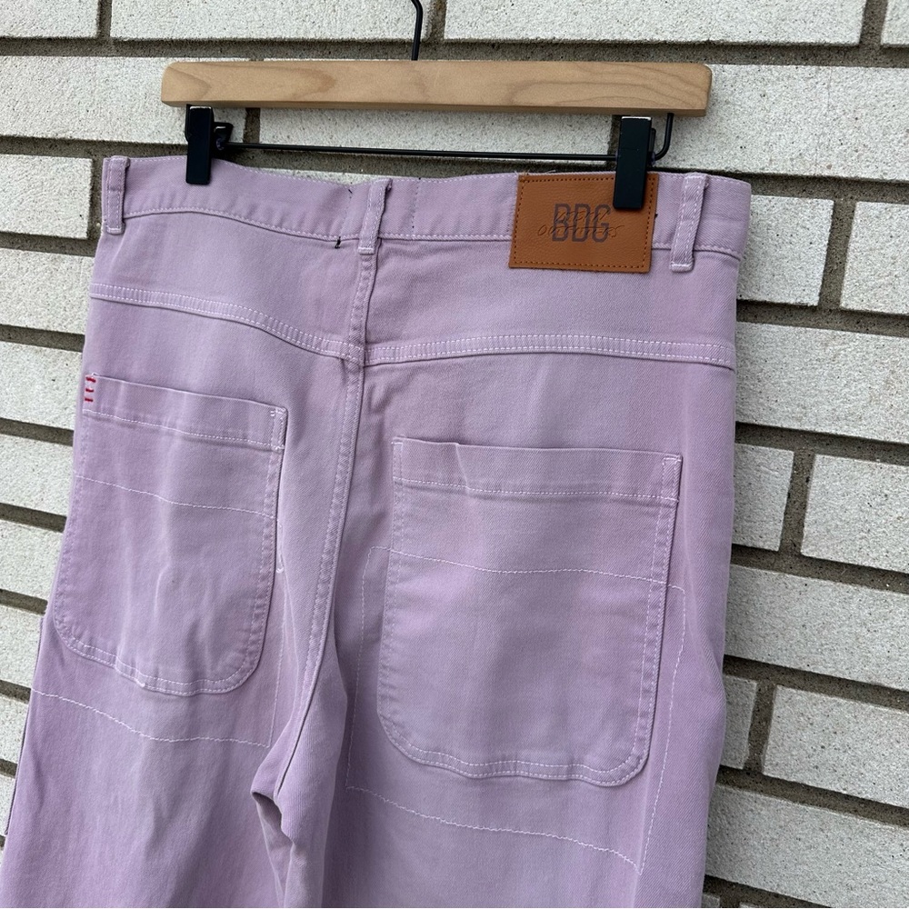 BDG Dropped Cargo Pants Lavender Wide Leg Utility Y2K 31 Urban Outfitters Skater - Picture 8 of 11